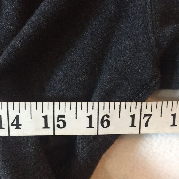 Lululemon Womens S Top Dark Gray Long Sleeve Wrap Front Crossover - Picture 7 of 9